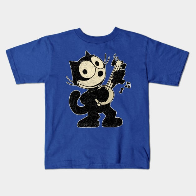 Felix the cat Kids T-Shirt by valentinahramov